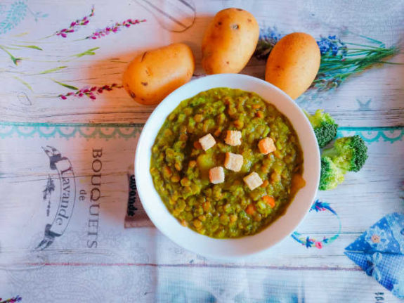 Zuppa Di Lenticchie E Broccoli Vegmenu Ricette Vegetariane E Vegane